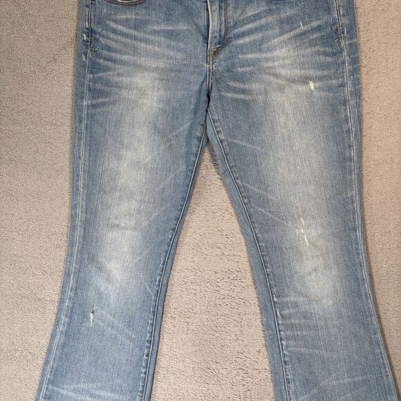Lucky Brand Legend Jeans Women’s Size 12/31 Sister New Zoe Boot Selvedge Grunge - Picture 3 of 15